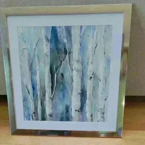 River Birch Framed Print - 26 x 26
